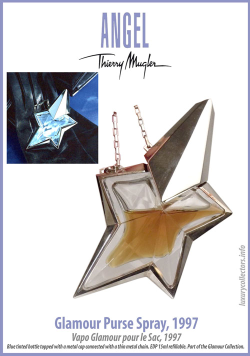 Thierry Mugler Angel Perfume Collector's Limited Edition Bottle 1997 Glamour Purse Spray