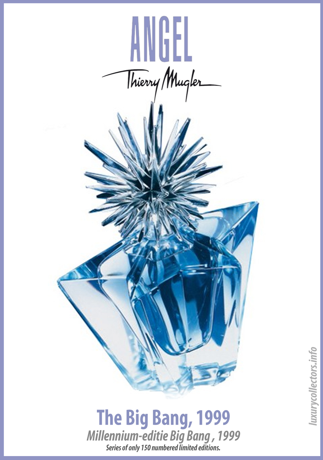 Thierry Mugler Angel Perfume Collector's Limited Edition Bottle 1999 The Big Bang Goossens