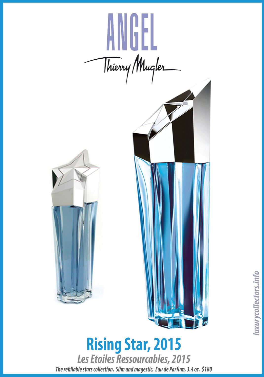 Thierry Mugler Angel Perfume Collector's Limited Edition Bottle 2015 Rising Star
