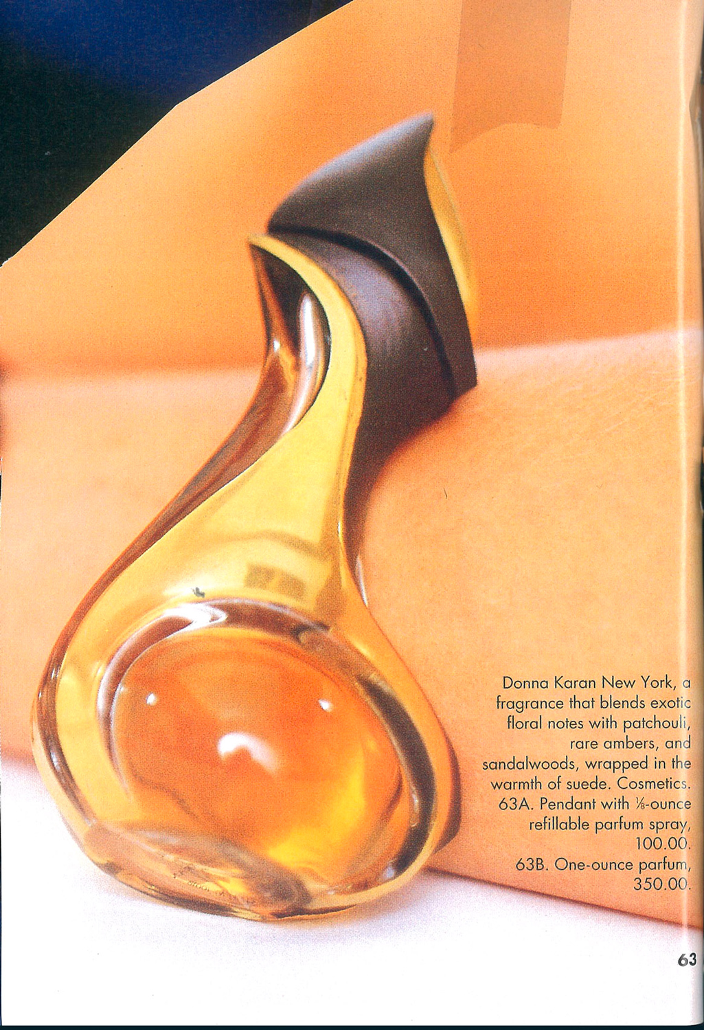 Advertisement Ad Donna Karan New York Parfum