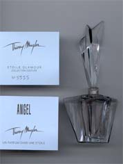 Thierry Mugler Angel Perfume Bottle 1995 Etoile Comète Star, (L'Etoile Comète) Label