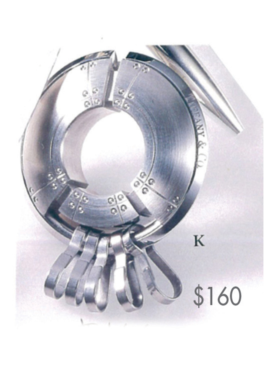 Tiffany & Co. Streamerica Porthole Key Ring Chain Stainless Steel