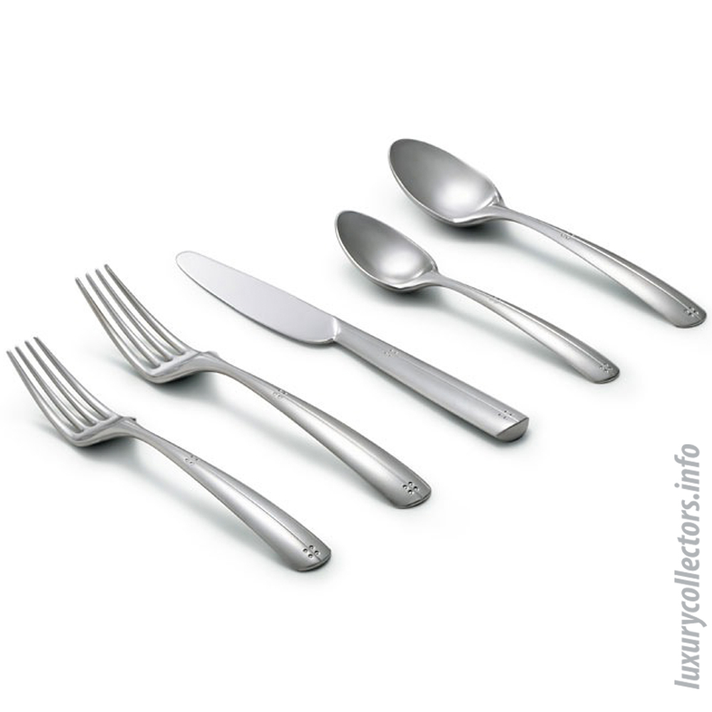 Streamerica Tiffany & Co. Flatware Place Setting Cutlery Stainless Steel 2000