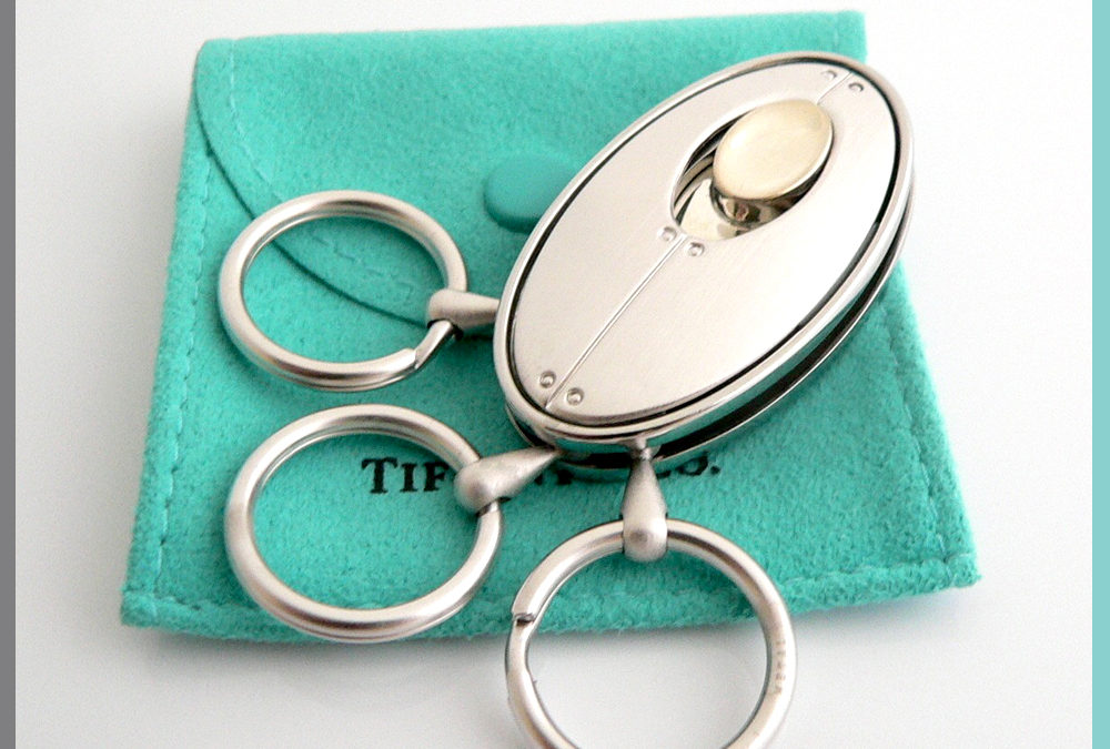 Tiffany & Co. Streamerica Valet Key Ring in Sterling Silver