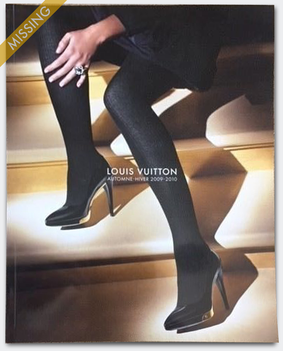 Louis Vuitton Paris Fashion Catalog Fall Winter Pret a Porter Ready to Wear RTW Cover Automne - Hiver Marc Jacobs Woman Femme Donna 2009 - 2010