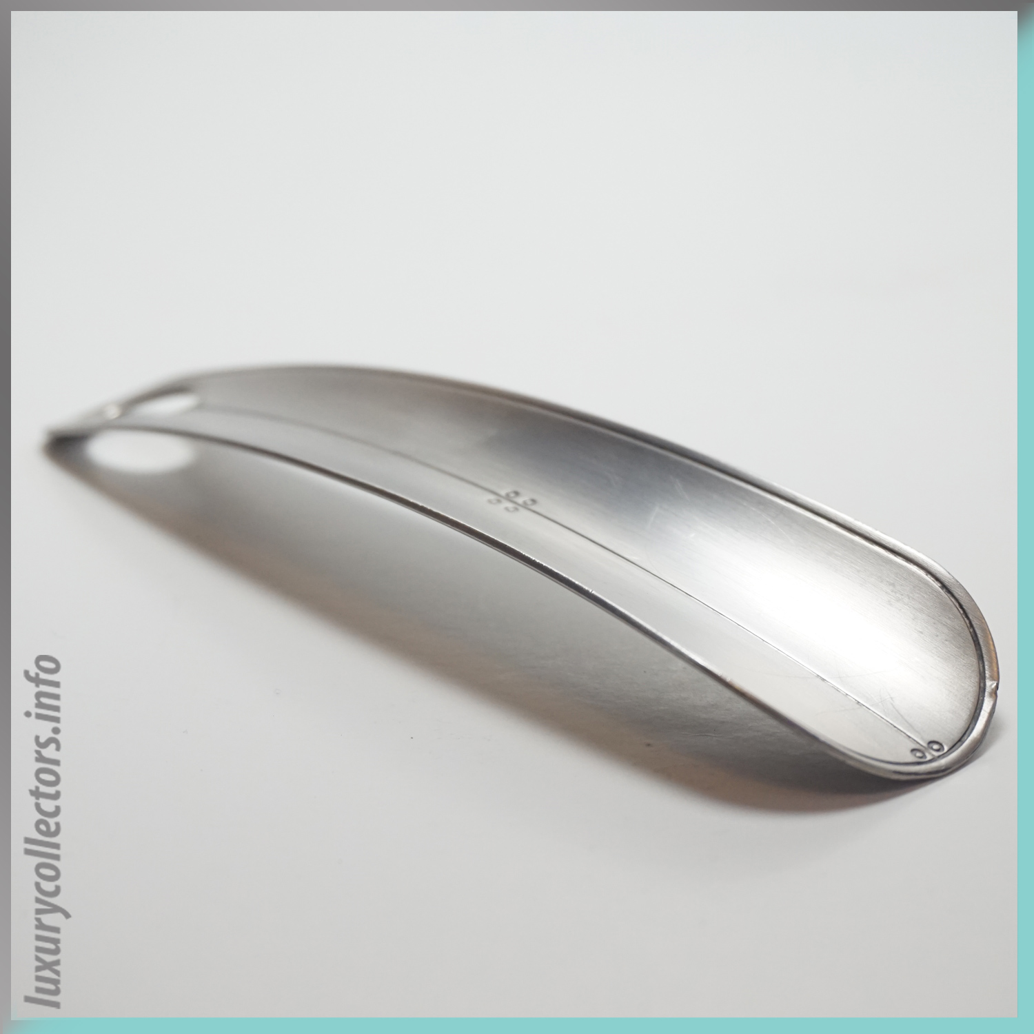Tiffany & and Co. Streamerica Sterling Silver .925 Collection 2002 Shoe Horn Shoehorn Front