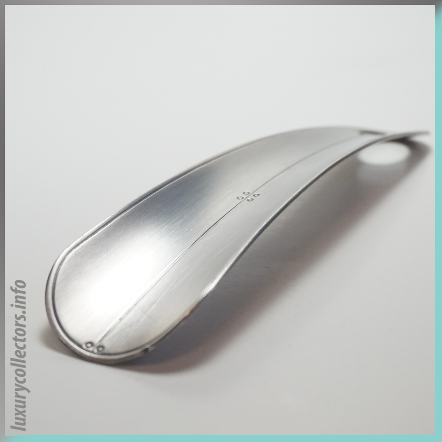 Tiffany & and Co. Streamerica Sterling Silver .925 Collection 2002 Shoe Horn Shoehorn Front Side