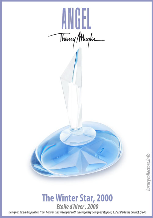 Thierry Mugler Angel Perfume Collector's Limited Edition Bottle 2000 The Winter Star