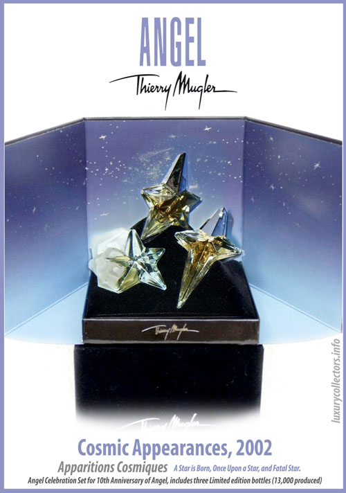 Thierry Mugler Angel Perfume Collector's Limited Edition Bottle 2002 Cosmic Appearances