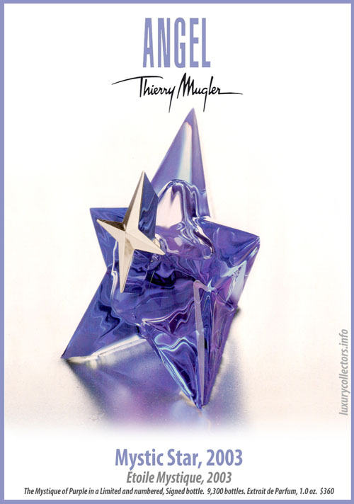 Thierry Mugler Angel Perfume Collector's Limited Edition Bottle 2003 Mystic Star