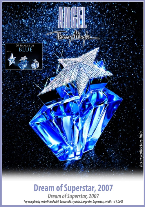 Thierry Mugler Angel 20 Years Perfume Collector's Limited Edition Bottle 2007 Dream of Superstar