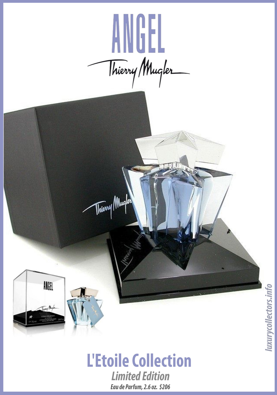 Thierry Mugler Angel Perfume Collector's Limited Edition Bottle Etoile