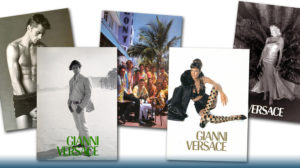 Gianni Versace Fashion Catalog Covers History Uomo from 1981 to 1999 Models Photography