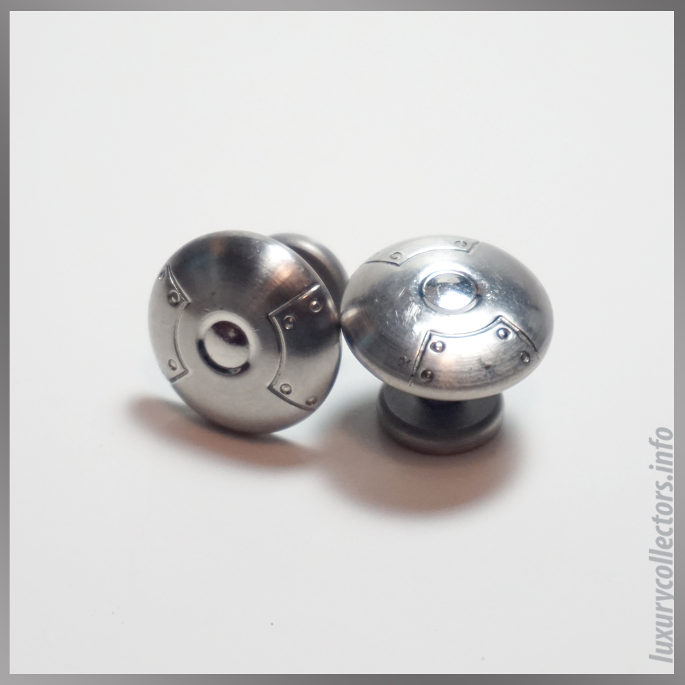 Tiffany & and Co. Streamerica Geodome Cufflinks Stainless Steel 1993