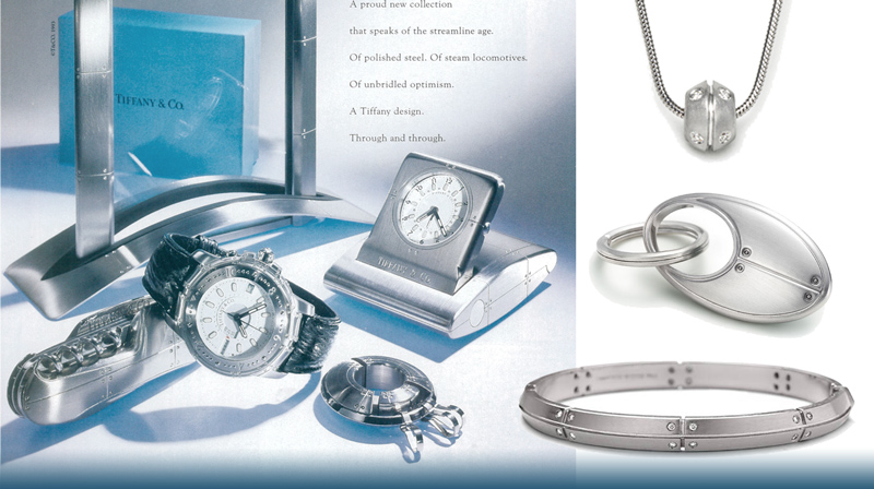 Collection of Tiffany & Co. Streamerica line Collection