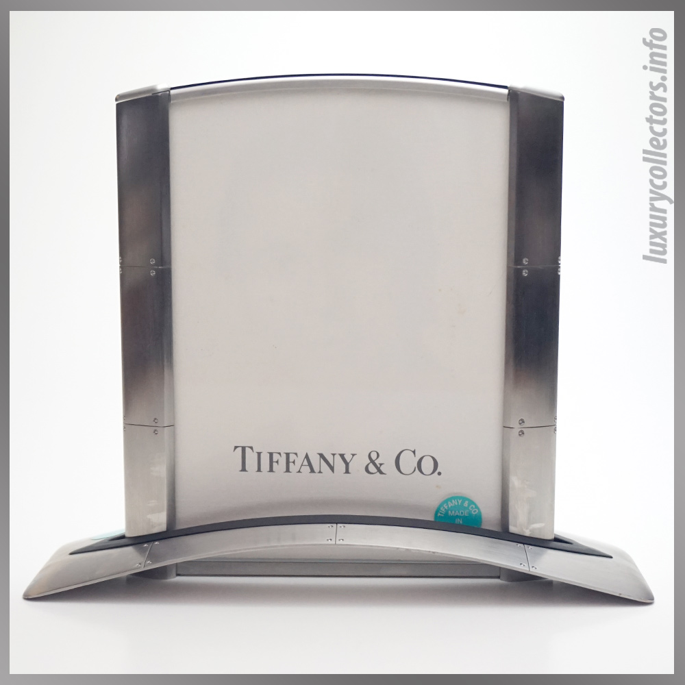 Tiffany & and Co. Streamerica Stainless Steel Airframe Picture Photo Frame Large Swiss