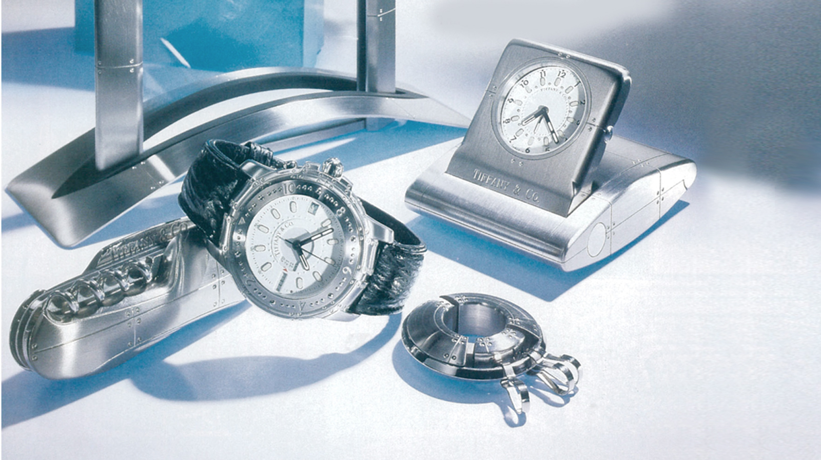 Tiffany & Co. Streamerica Stainless Steel Collection 1993 Men’s Accesories