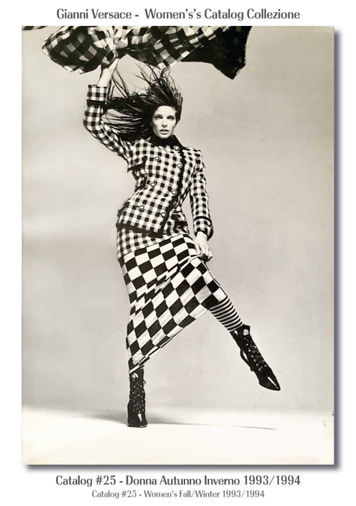 Richard Avedon Stephanie Seymoure Gianni Versace Donna Collezione Autunno Inverno Women’s Fall Winter Catalog SuperModels Fashion #25, 1993 / 1994
