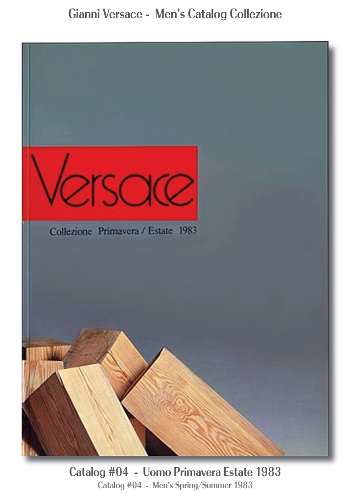 Gianni Versace UOMO Collezione Primavera Estate Mens Spring Summer Catalogs #04, 1983 Models Fashion 