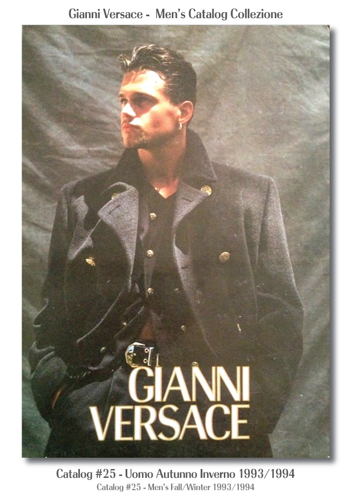 Gianni Versace UOMO Collezione Autunno Inverno Mens Fall Winter Catalog #25, 1993/1994 Models Fashion 
