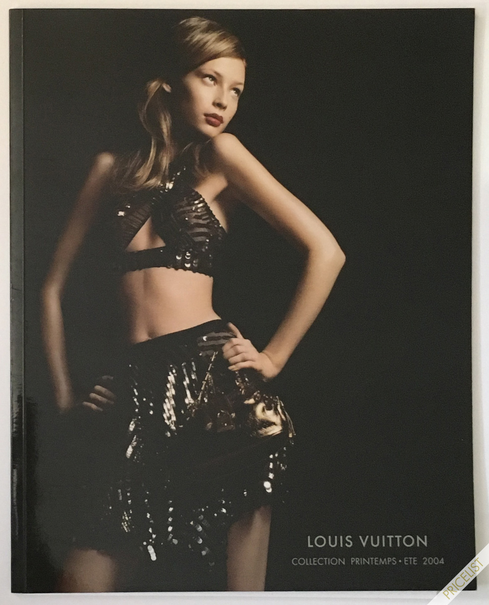 Louis Vuitton Fashion Catalog Spring Summer Men Women RTW Cover Printemps Ete Paris Marc Jacobs 2004 Gold Theda Bag