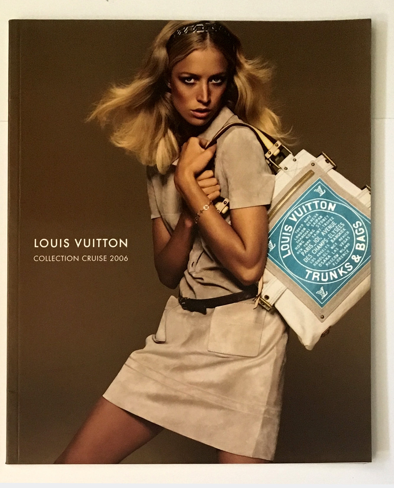 Louis Vuitton Fashion Catalog Cruise Men Women RTW Cover Croisiere Paris Marc Jacobs November Vacation 2006 Cabbas Canvas Bag Trunks