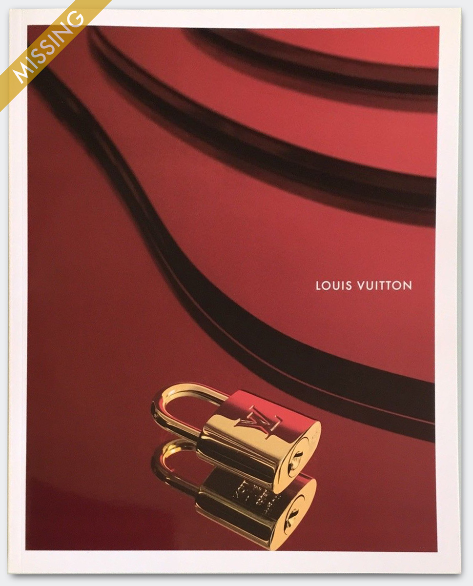 Louis Vuitton Paris Accessories Catalog Maroquinerie Vespa Scooter Hatbox Men Women RTW Cover Marc Jacobs Monogram Damier Epi Taiga Nomade Belts Bracelets Jewelry Supreme 2007 Padlock Key