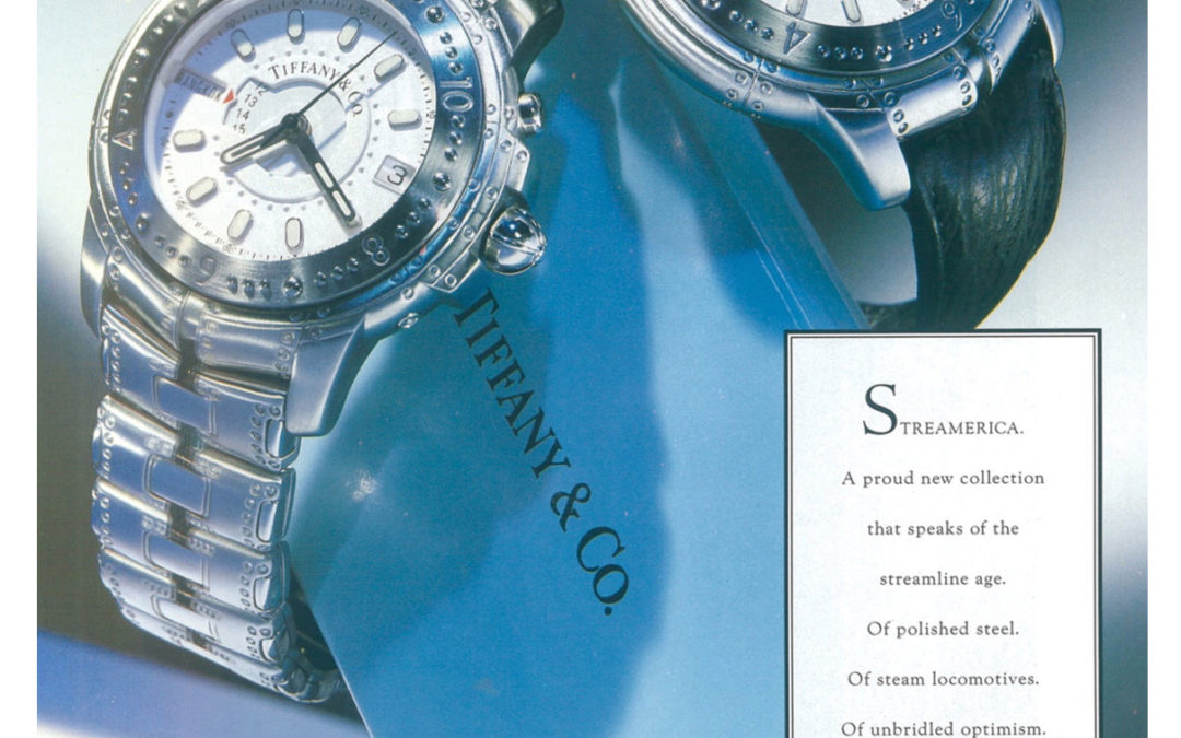 Tiffany & Co. Streamerica 18K White Gold World Time Watch
